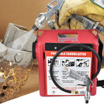 Portable 30LBS Pneumatic Sandblaster Gun Barrel Kit Cleaning Rust/Paint Remover Tool