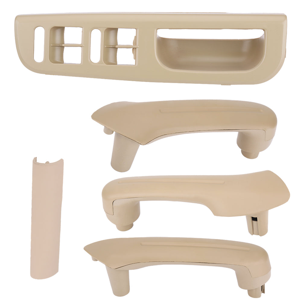 Window Switch Panel Bezel   Interior Door Grab Handle for  Jetta Golf MK4 1999-2004 Beige