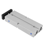 1pc 20mm Bore 100mm Stroke Double rod Double acting Aluminum Alloy Pneumatic Air Cylinder