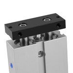 1pc 20mm Bore 100mm Stroke Double rod Double acting Aluminum Alloy Pneumatic Air Cylinder