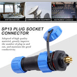 IP67 SP13 9Pin Waterproof Plastic Plug Socket Connector ( 9Pin)
