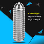 Steel Spring Ball Plunger Hex Bolt Socket Fixing Screws Positioning Bead (M6*12, 20pcs)