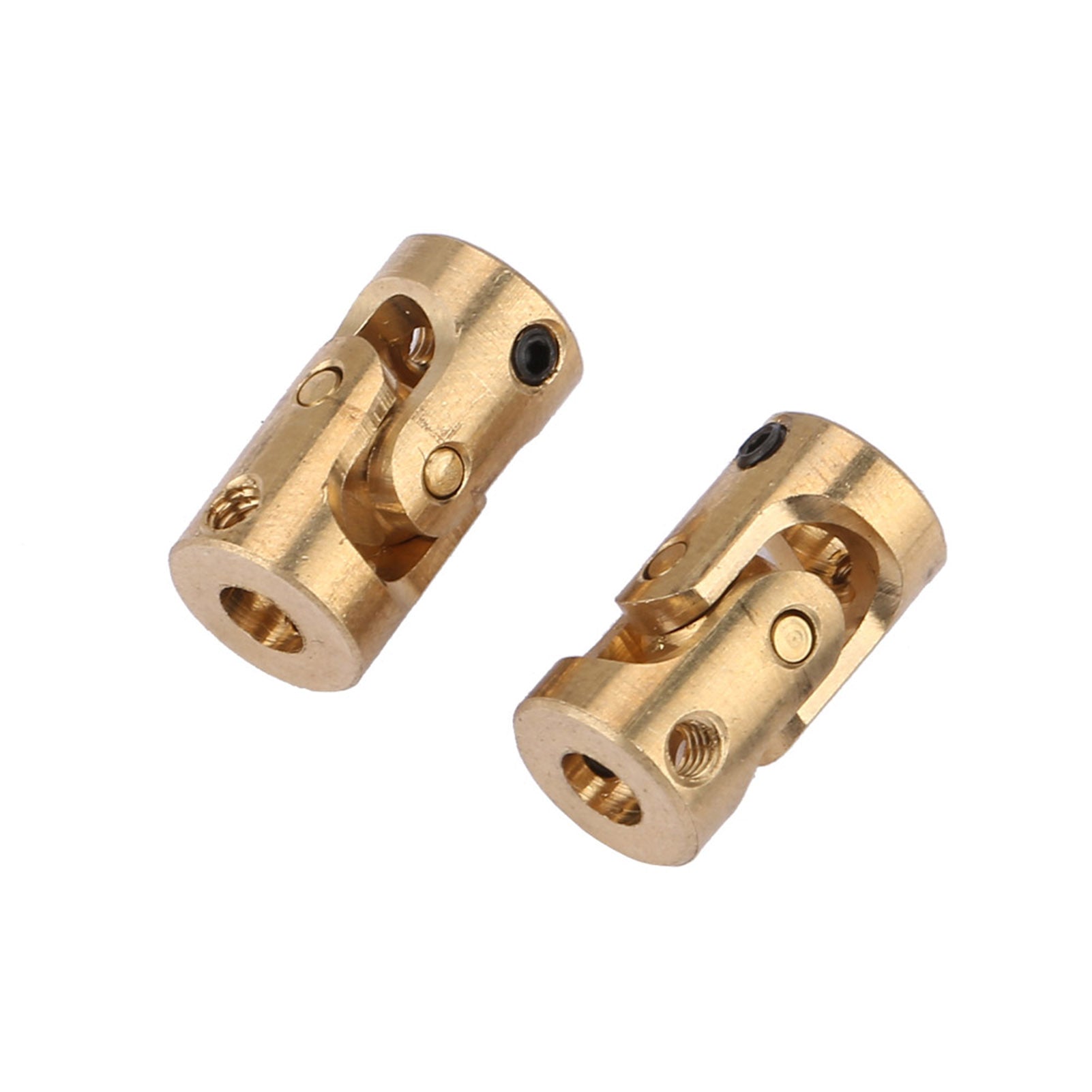 2pcs Shaft Coupling Motor Connector DIY Steering Brass Universal Joint 3*3mm