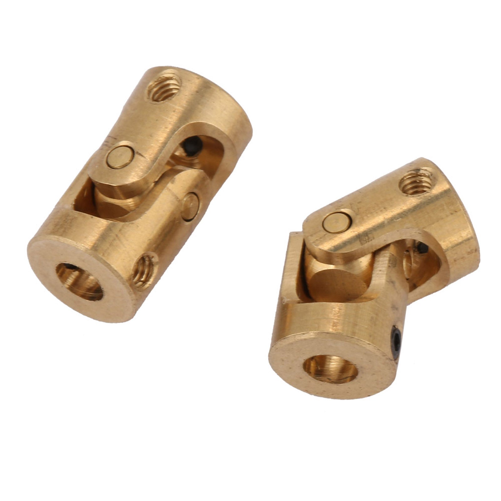 2pcs Shaft Coupling Motor Connector DIY Steering Brass Universal Joint 3*3mm