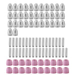 90x Plasma Cutter Cutting Torch Consumables Electrode Nozzles Cups Kit