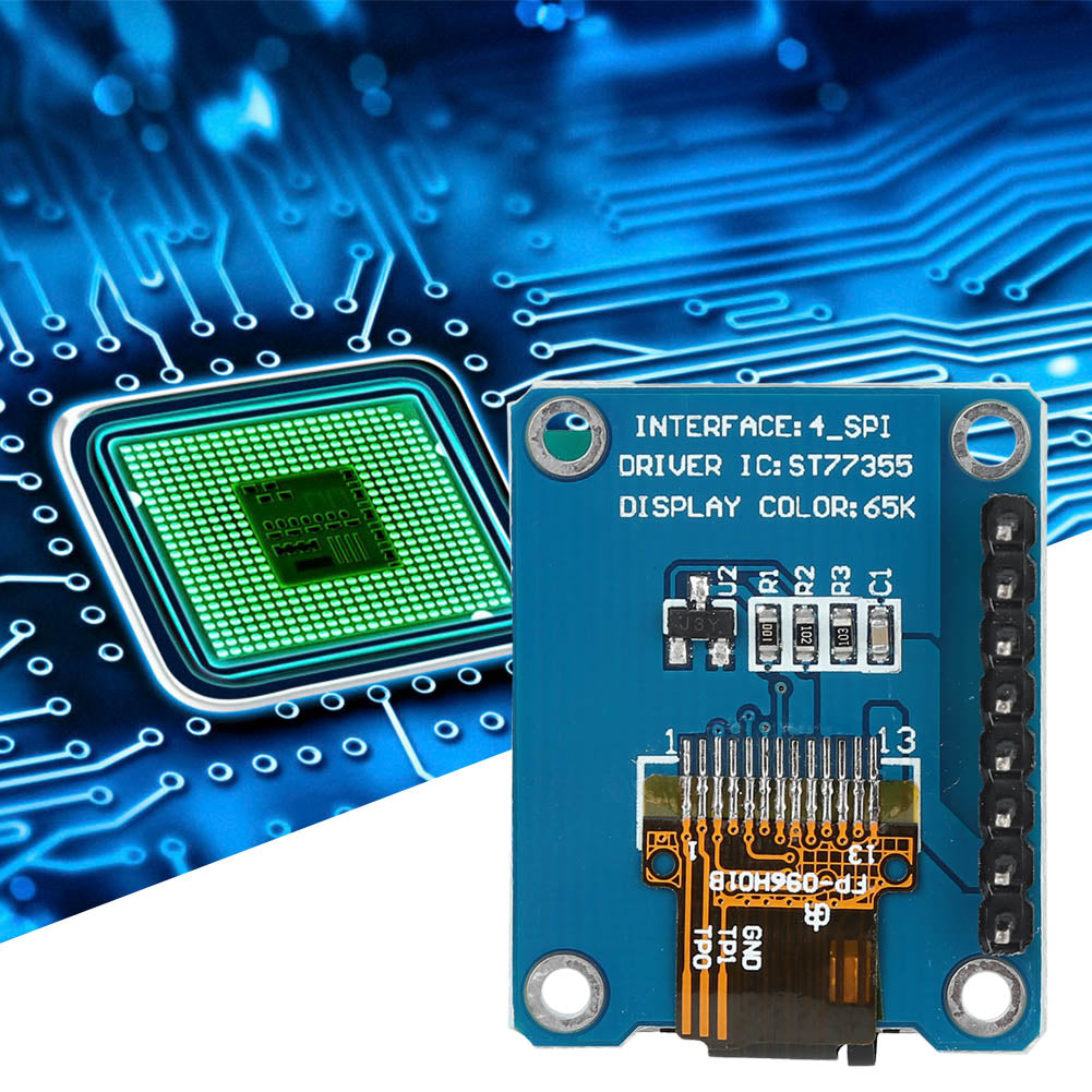 0.96 Inch HD IPS Color LCD Display Module 80x160 3.3V SPI ST7735 for Arduino