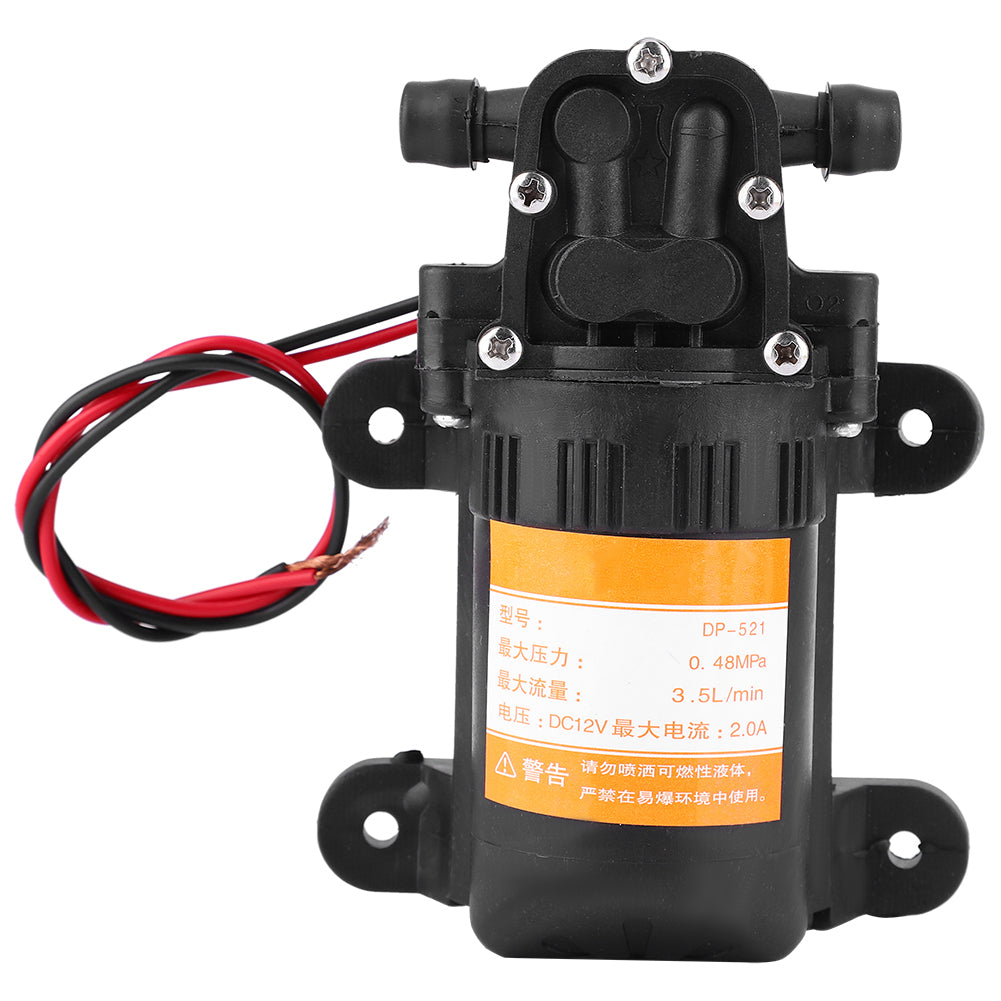 High Quality Plastic Mini Diaphragm Water Pump 12V 0.48MPA 3.5L/Min