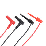 1 Pair Banana Plug To Test Hook Clip Probe Lead Cable Measurement for Multimeter