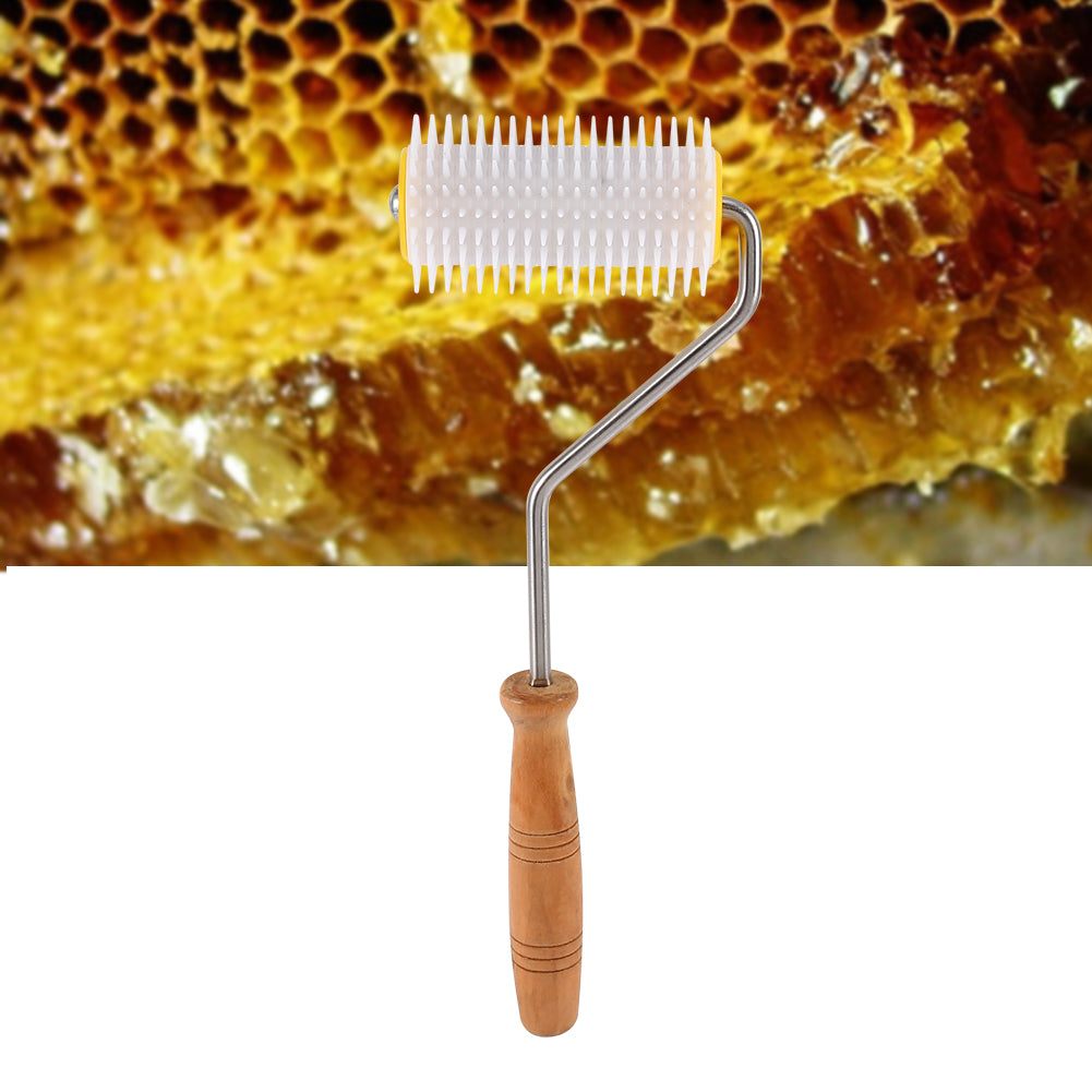 Beekeeping Bee Comb,Plastic Uncapping Needle Roller Extracting Bee Honey Equipment Perfect