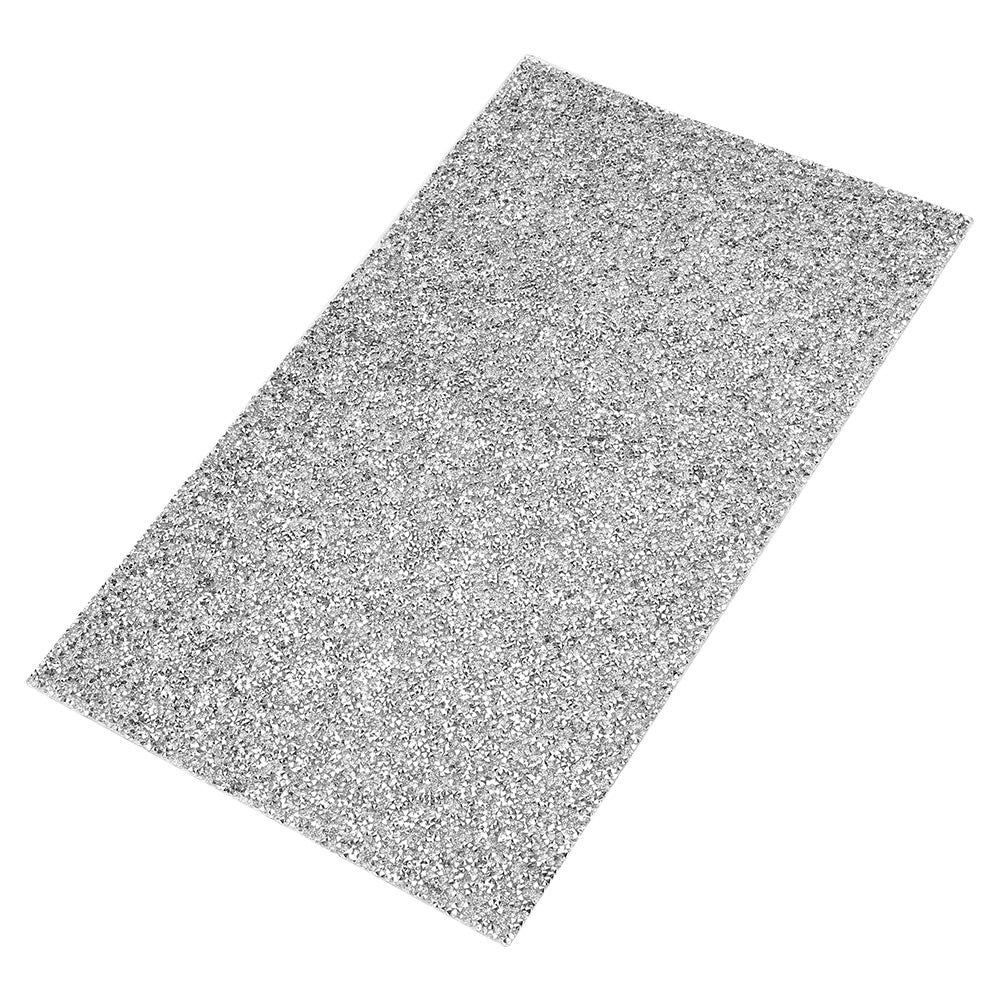 1Pcs DIY Sliver Plastic Rhinestone Ribbon Diamond Mesh Net Drill Clothes Decoration Accessories