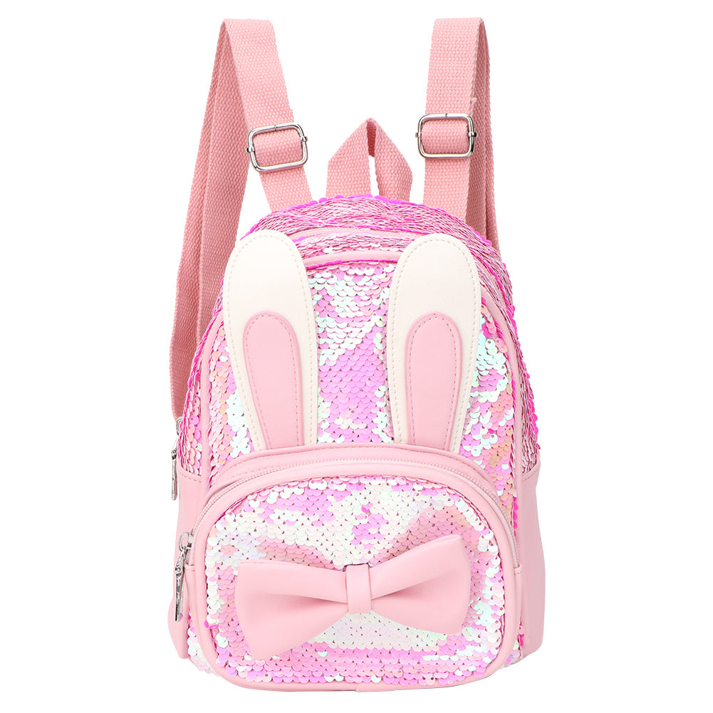 Cute Cartoon Infant ReflectiveSequins School Backpack Children’s Traveling Schoolbag (#01)