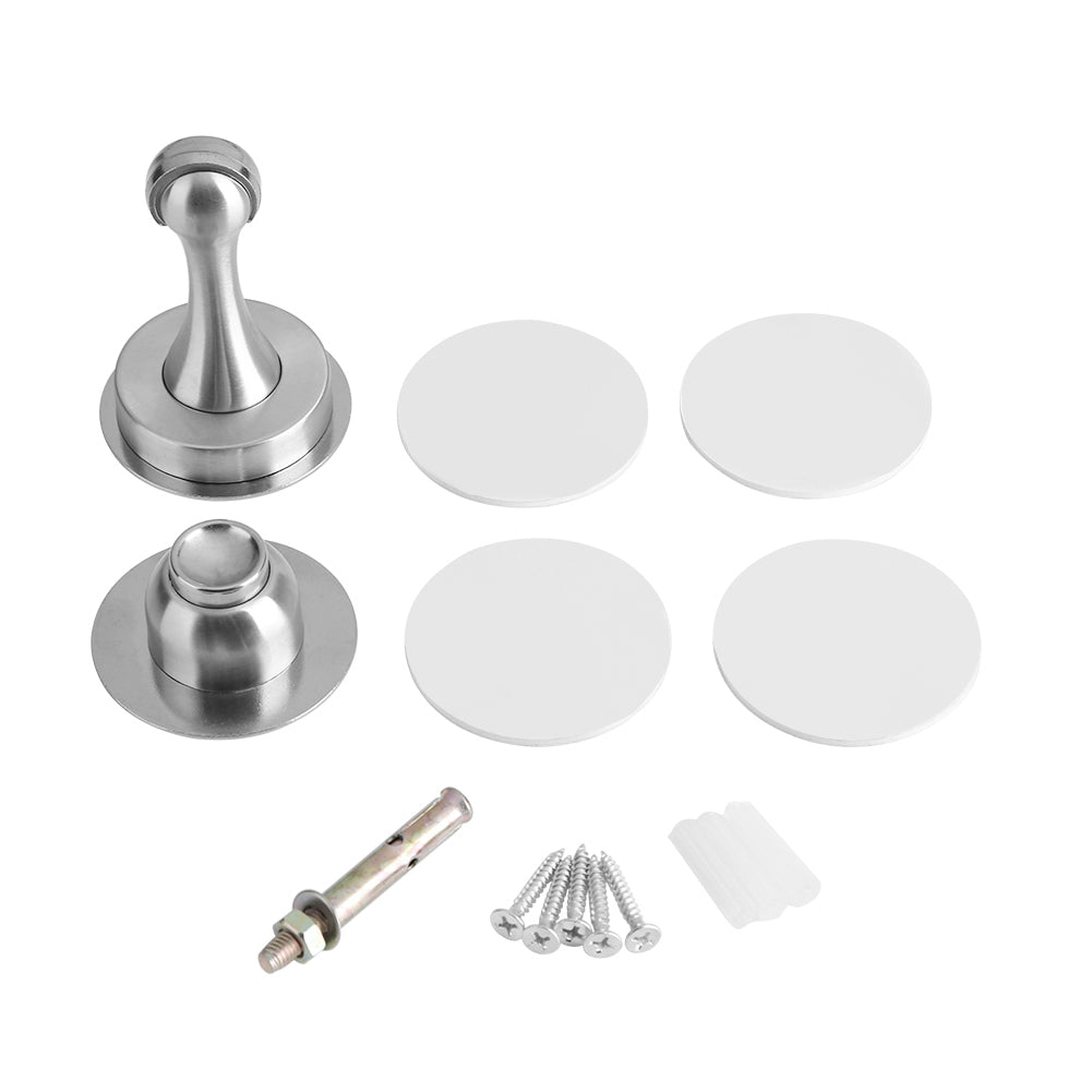 304 Stainless Steel Magnetic Door Stopper Stop Catch Home Door Sliver