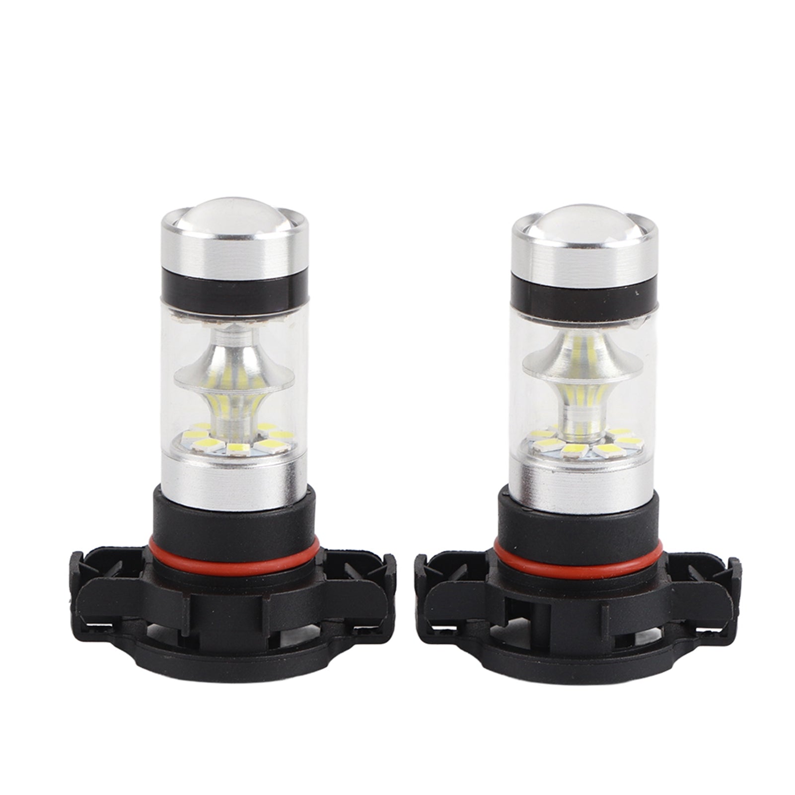 2PCS 12‑24V 100W 6000K White Car Bright LED Fog Light Bulbs for Jeep Patriot 2015‑2018