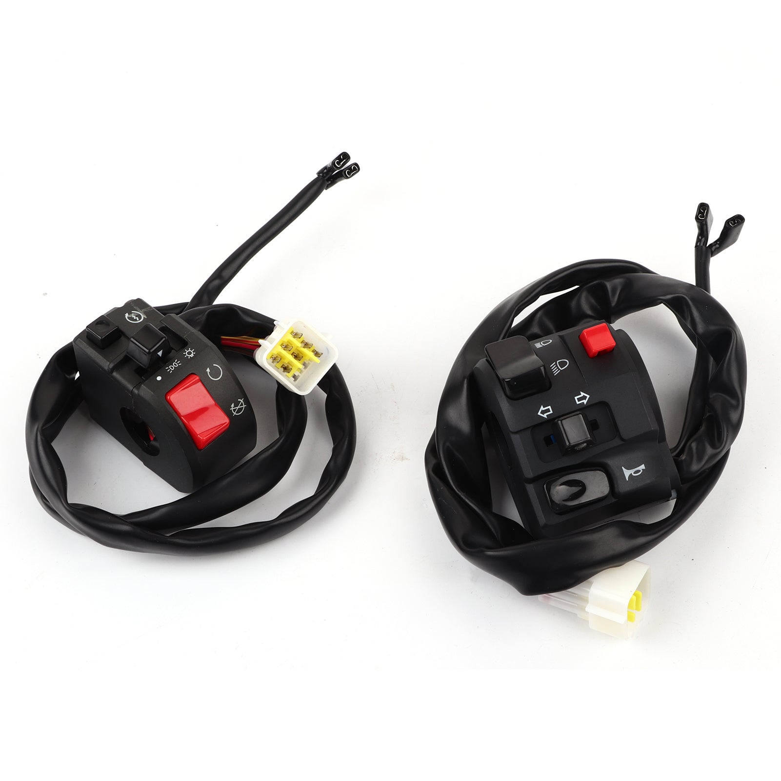 1 Pair 7/8" 22mm Motorcycle Horn Button Turn Signal Handlebar Controller Switches
