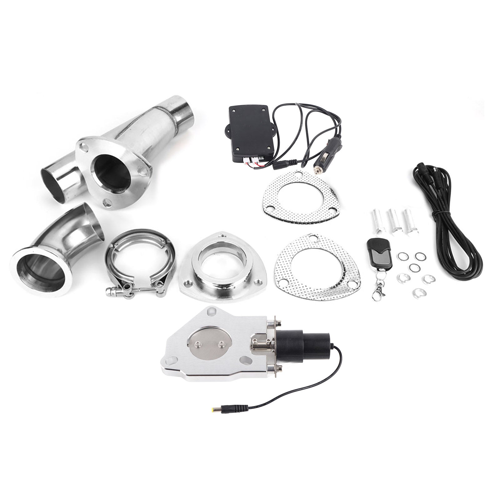 2.25inch Car Modification Universal Electric Exhaust Valve Remote Control