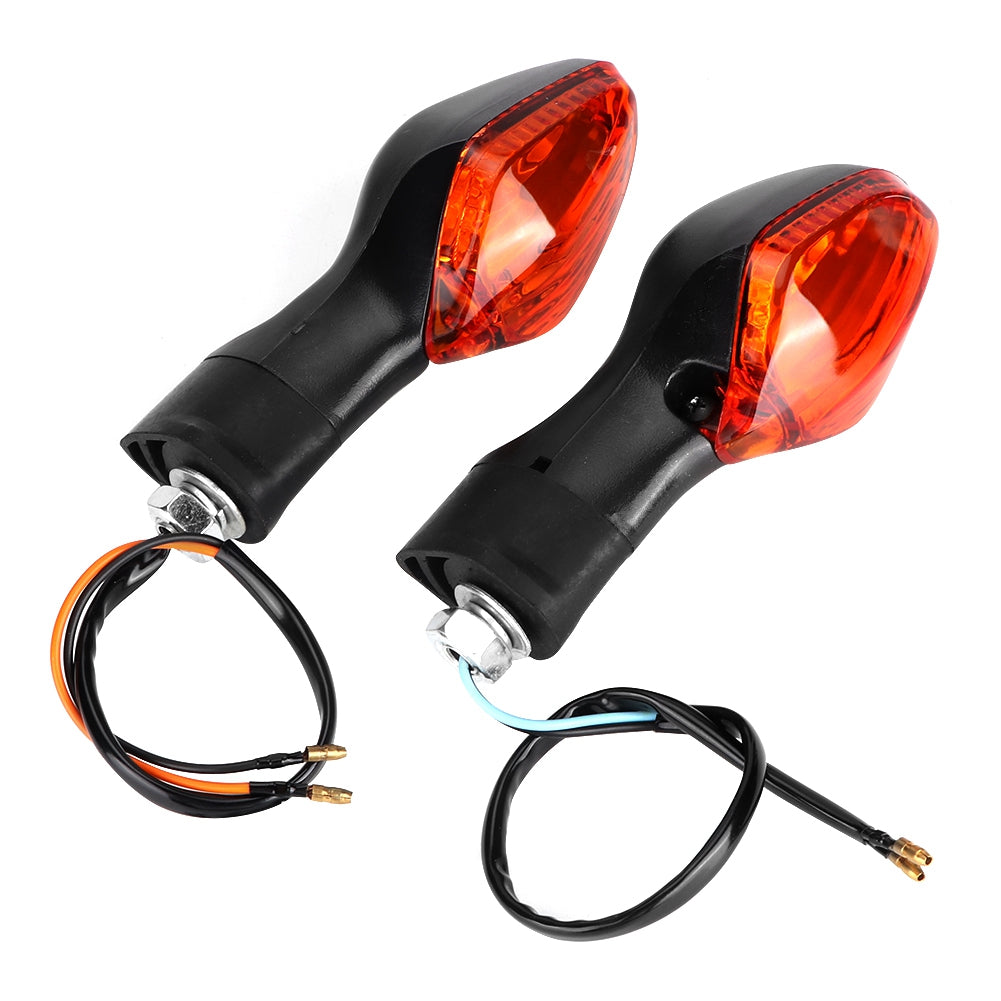 1 Pair Turn Signal Indicator Lamp Fit for Honda CRF250L Motorcycle Modified Black Yellow