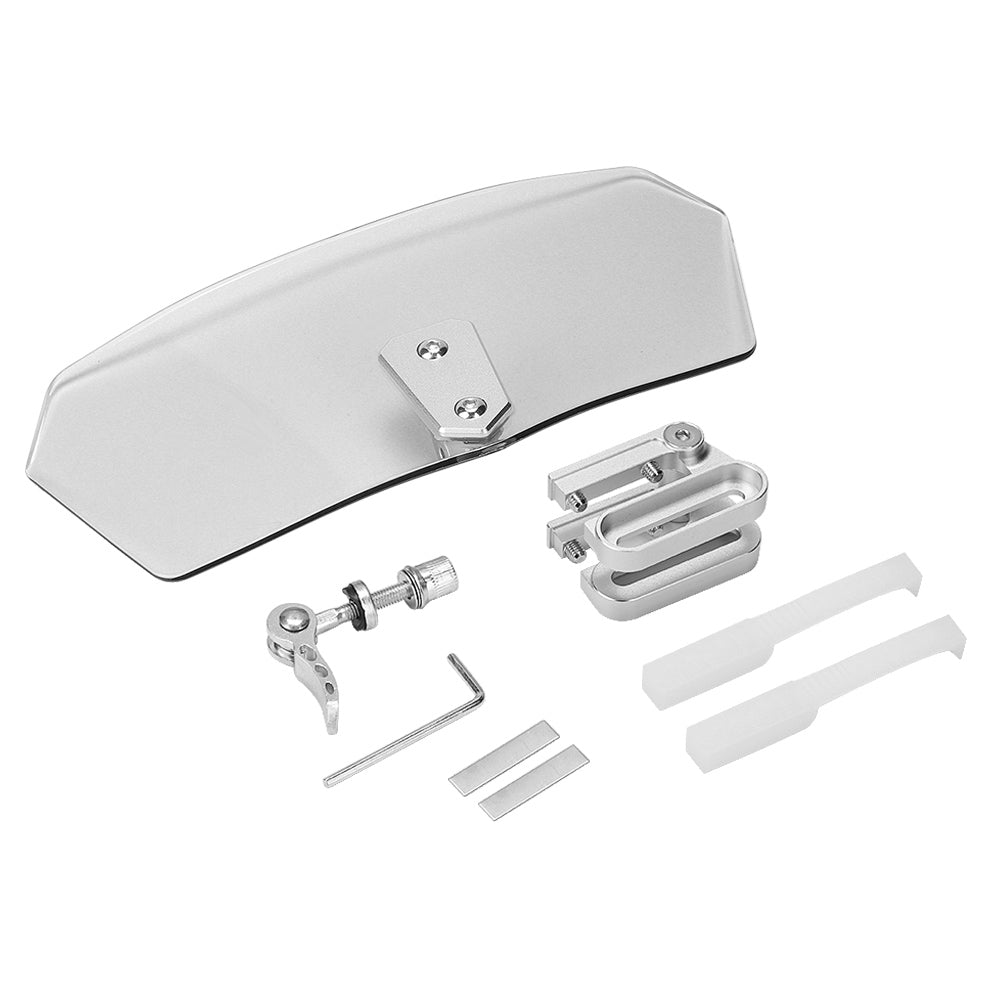 Universal Motorcycle Windshield Motorbike Windscreen Practical Modification Parts(Transparent)