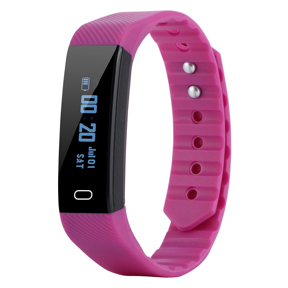 0.86inch IPS Color Screen Smart Bracelet  Pedometer Sport Bluetooth Purple