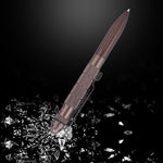 Outdoor Survival Tactical Pen Glass Breaker Defense Camping Tool( Amber gold)