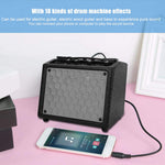 Mini Electric Guitar Amplifier Built in Lithium Battery With 18 Kinds Drum Machine Effects