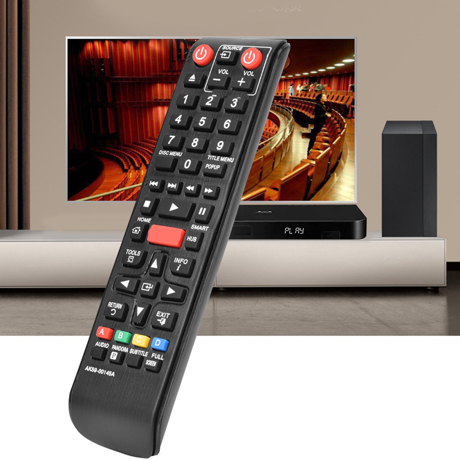 Universal Remote Control Controller Replacement for Samsung Blu Ray DVD Player