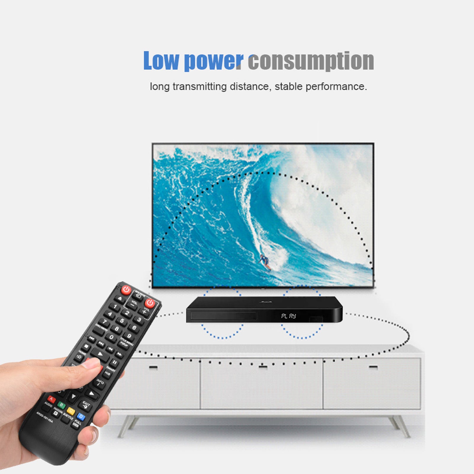 Universal Remote Control Controller Replacement for Samsung Blu Ray DVD Player