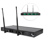 4 Channels Wireless Handheld Microphone for Meeting Conference 641.5MHz-672.3MHz