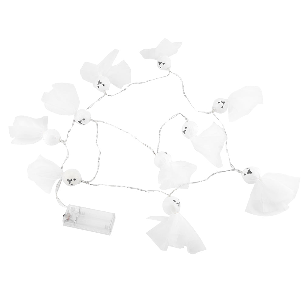 1.5M 10 LED Ghost Elf Grimace Fairy Lights String Halloween Party Props Decorations