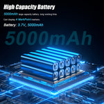 ZQ6 Spectrum Analyzer with Radio Frequency Signal Source and Tracking Source 35MHz-6000MHz 4.3-inch Touching Screen Large Capacity Battery Handheld Spectrum Analysis Machine