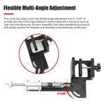 Woodworking Cloak Rack Hole Punch Multi-Angle Adjustable Round Bar Hole Puncher Electric Drill Drive Hole Punch Tool