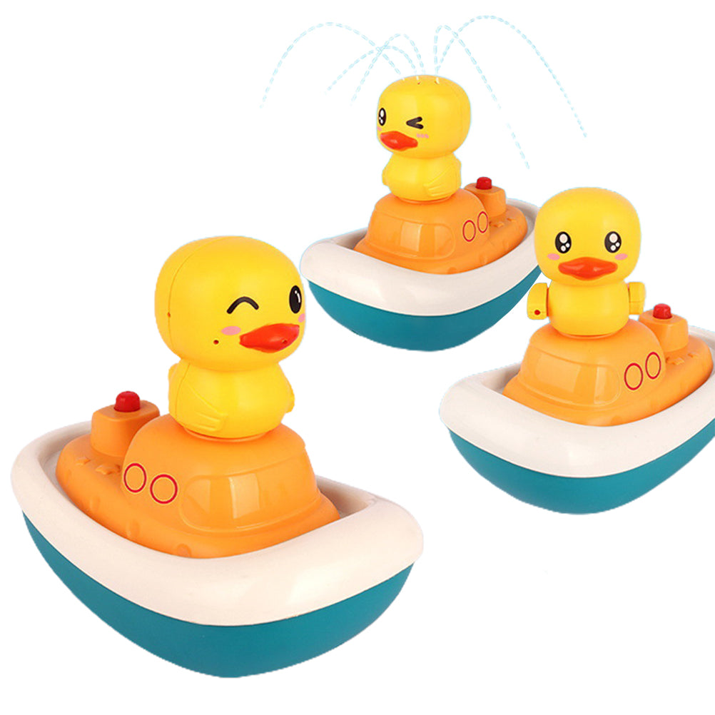 Baby Bath Toys Baby Bathtub Toys Duck Water Toys Spraying Ducks Bathtub Shower Head Toys Summer Water Toys for Boys Girls