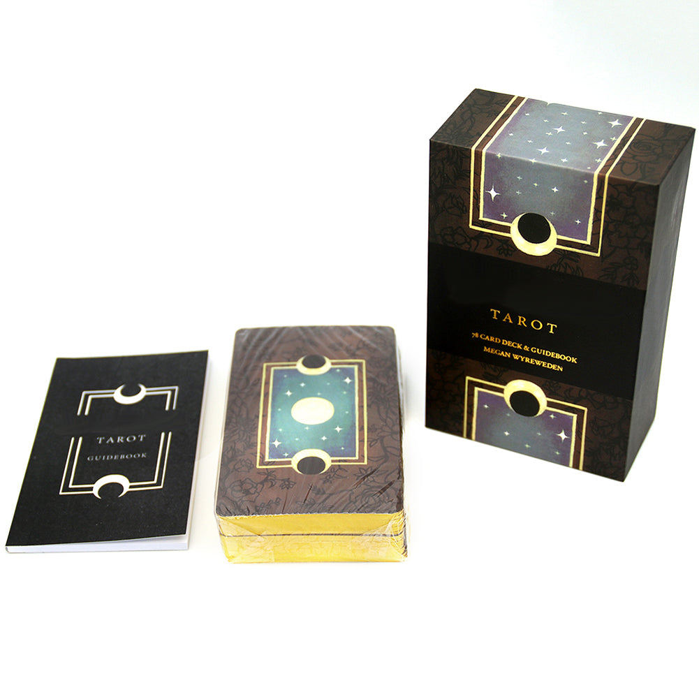 Tarot Cards 78 Card Deck Desktop Card Game Set Gift for Beginners and Experienced Readers