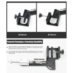 Woodworking Cloak Rack Hole Punch Multi-Angle Adjustable Round Bar Hole Puncher Electric Drill Drive Hole Punch Tool