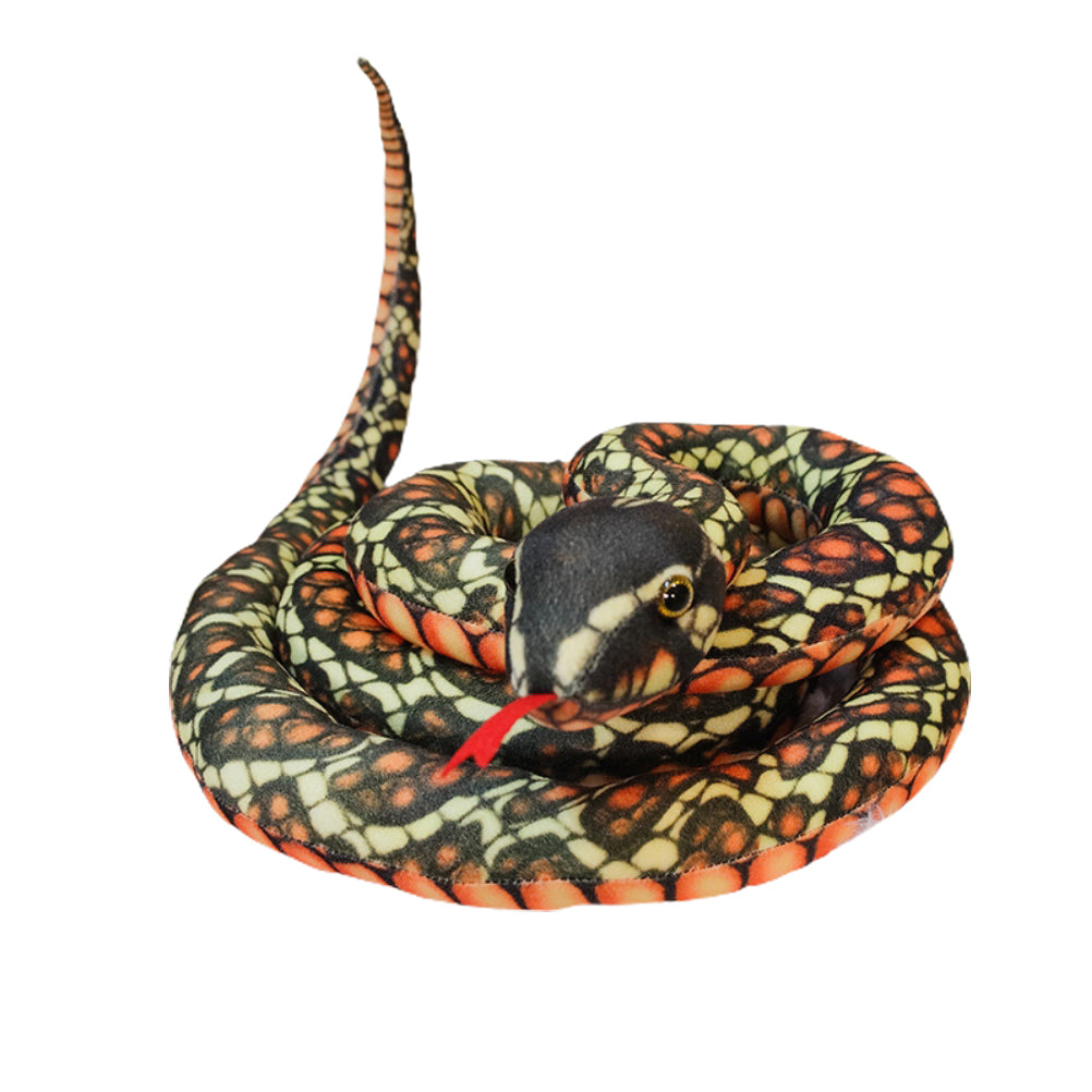 200cm Simulation Stuffed Python Children s Toy Plush Animal Snake Toy Home Decoration Gift for Kids and Friends